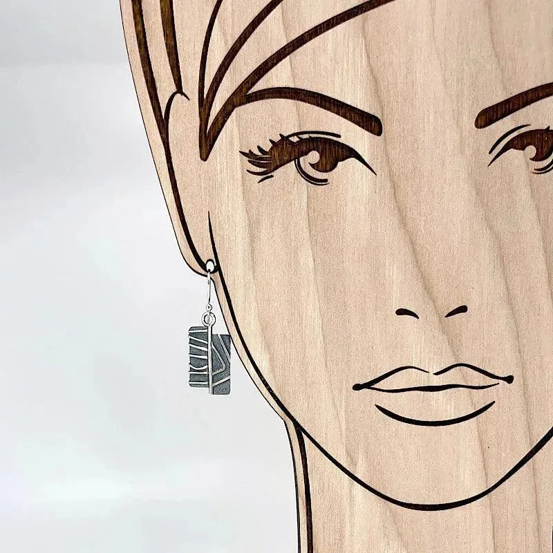 Sterling Silver and Patina Earrings - Kristin Christopher