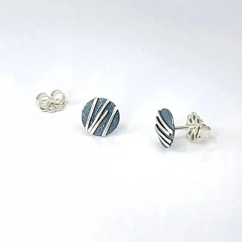 Sterling Silver and Patina Earrings - Kristin Christopher