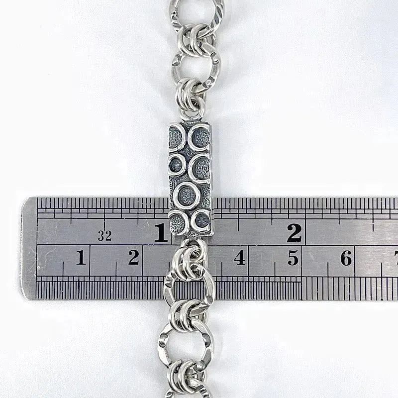 Reversible Sterling Silver and Patina Bracelet - Kristin Christopher