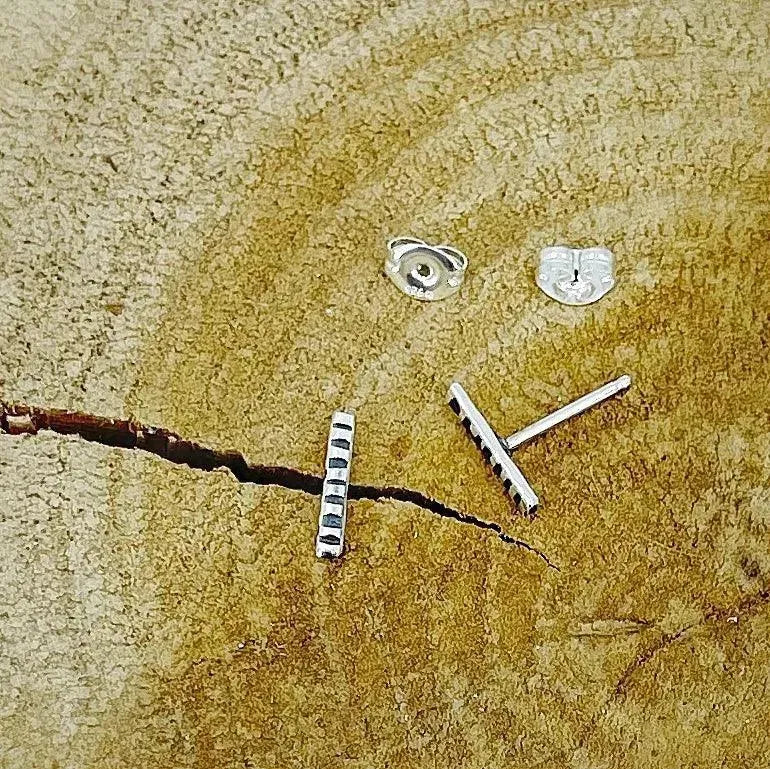 Sterling Silver Bar Earrings - Kristin Christopher