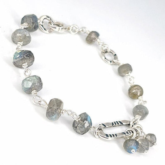 Sterling Silver Bracelet with Labradorite - Kristin Christopher