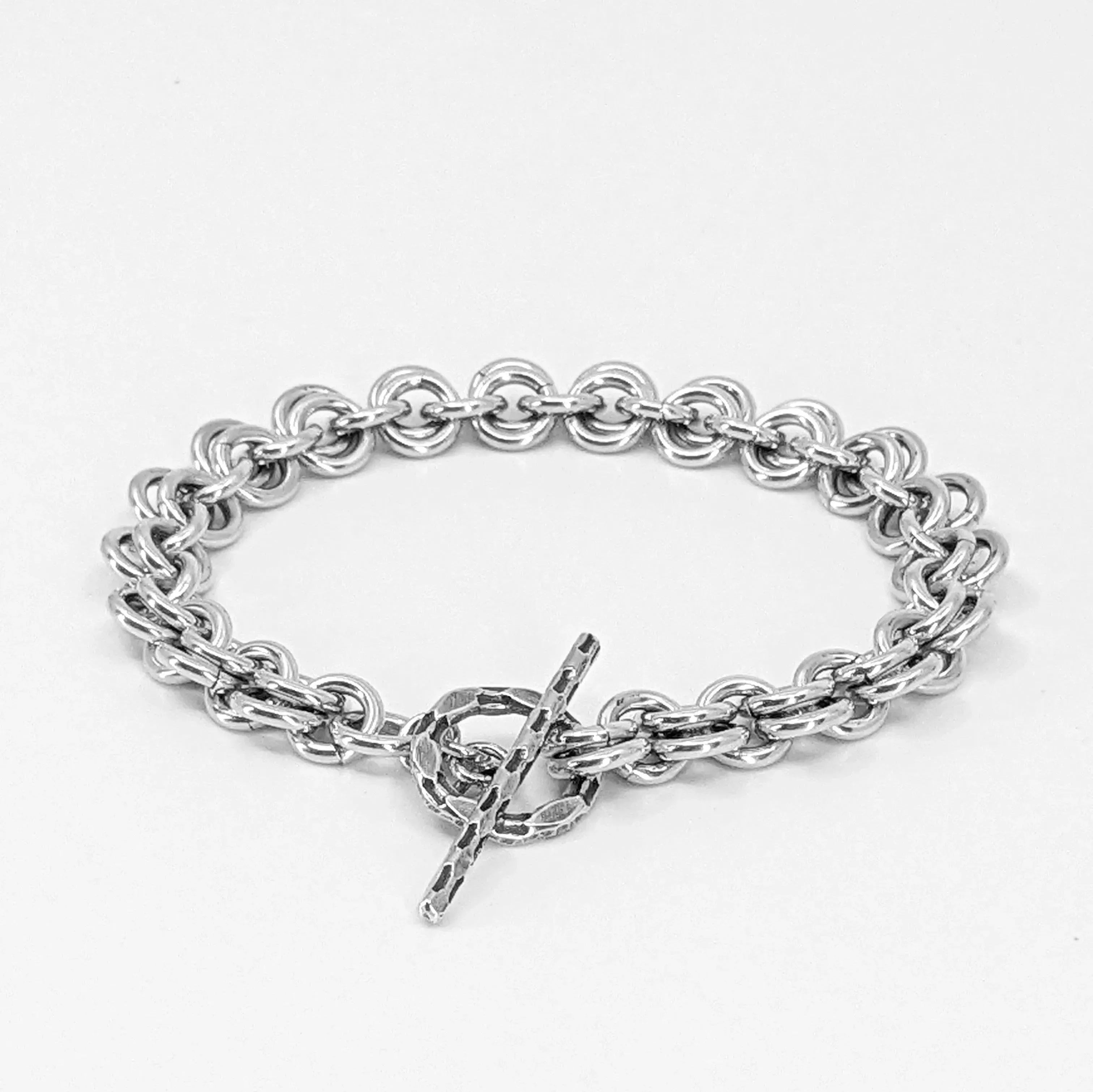 Sterling Silver Chain Mail Bracelet - Kristin Christopher