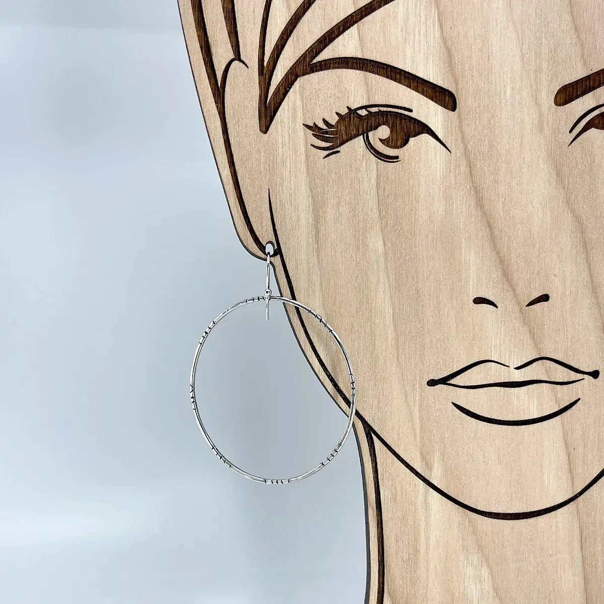 Sterling Silver Hoop Earrings - XL - Kristin Christopher