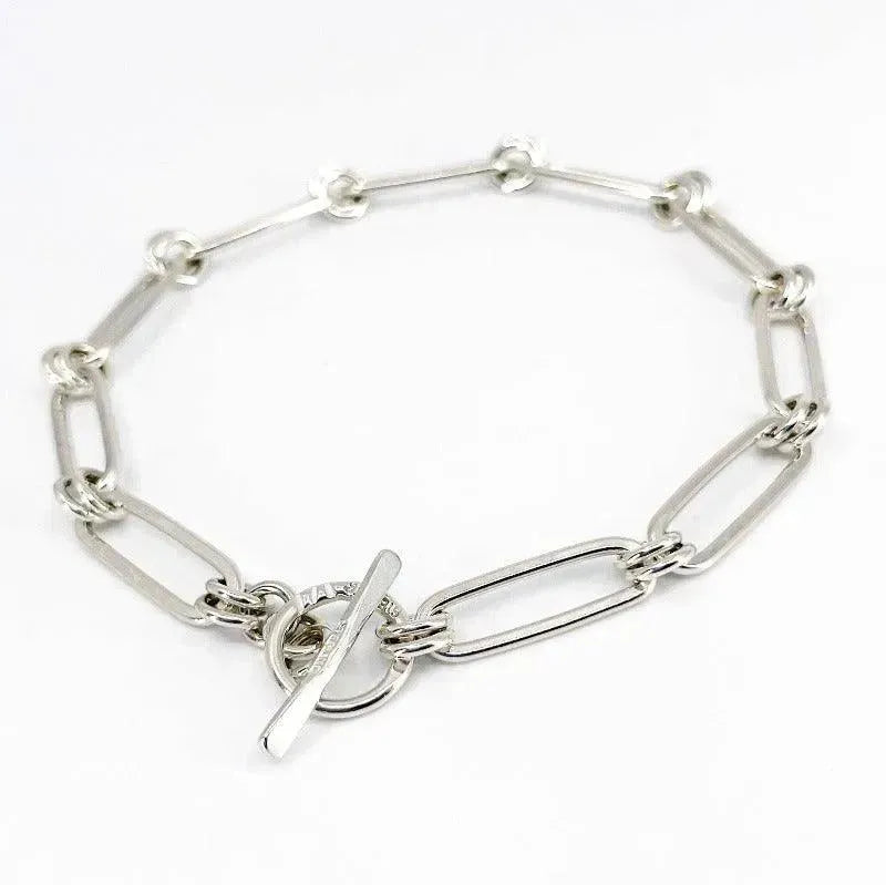 Sterling Silver Oval Link Bracelet - Kristin Christopher