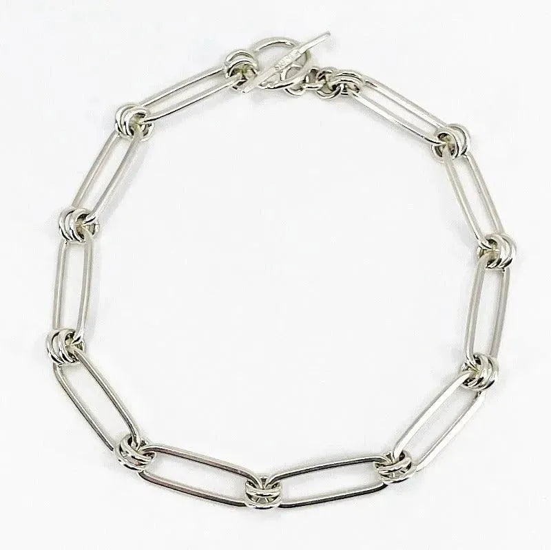Sterling Silver Oval Link Bracelet - Kristin Christopher