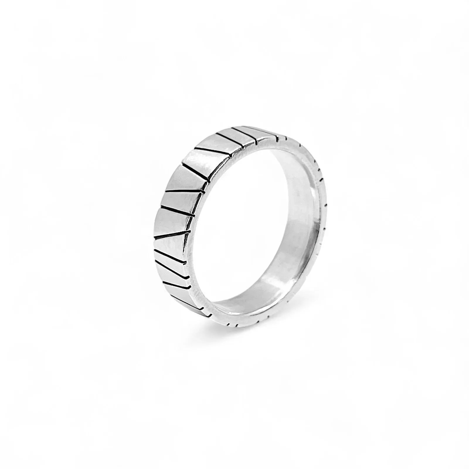Sterling Silver Ring - Lines - Kristin Christopher