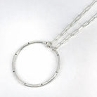 Sterling Silver Circle Necklace - Kristin Christopher