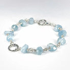 Sterling Silver Bracelet with Aquamarine - Kristin Christopher