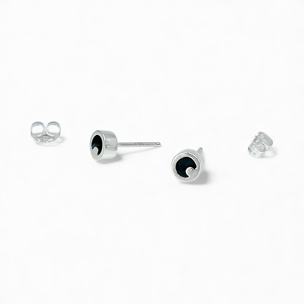 Sterling silver stud earrings by Kristin Christopher
