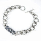 Reversible Sterling Silver and Patina Bracelet - Kristin Christopher
