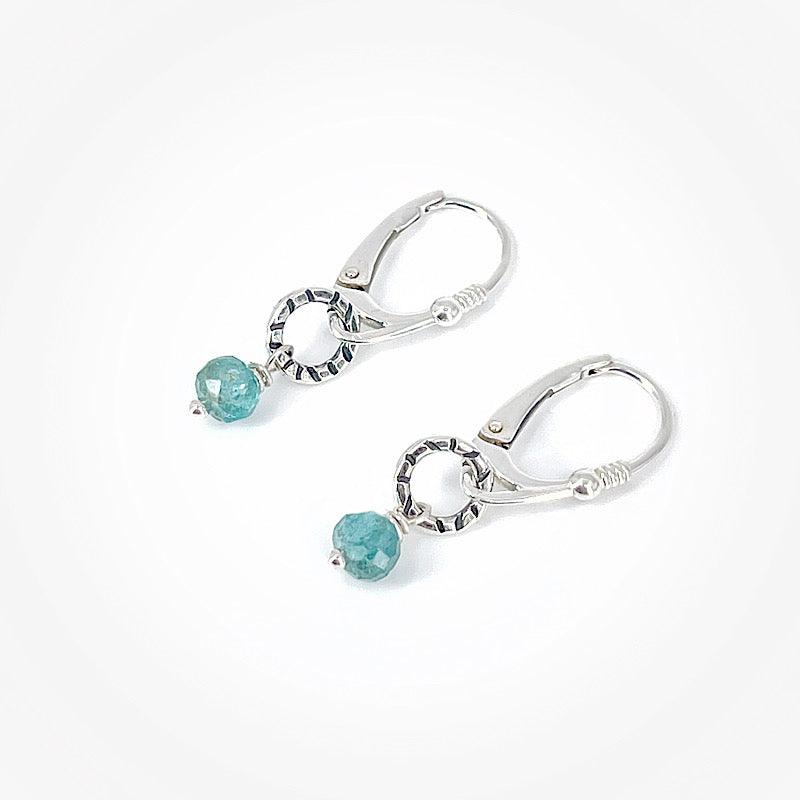 Sterling Silver and Apatite Earrings - Kristin Christopher