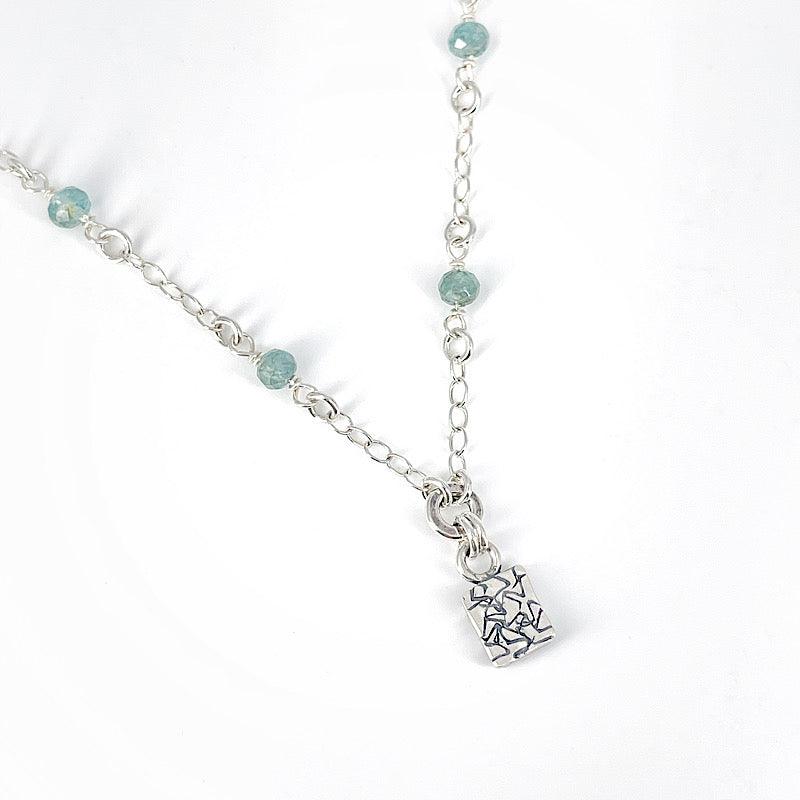 Sterling Silver and Apatite Necklace - Kristin Christopher