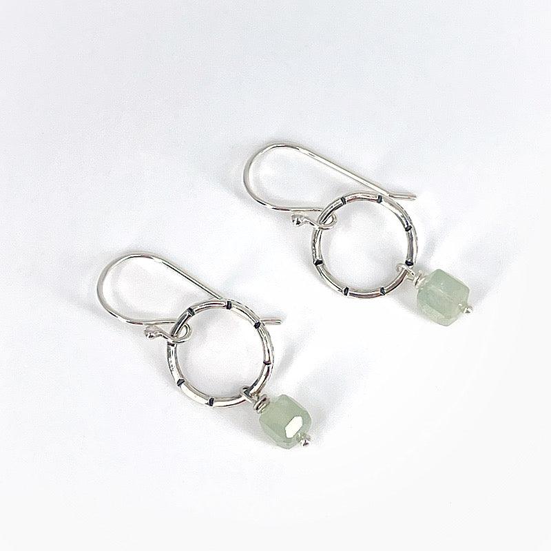 Sterling Silver and Aquamarine Earrings - Kristin Christopher