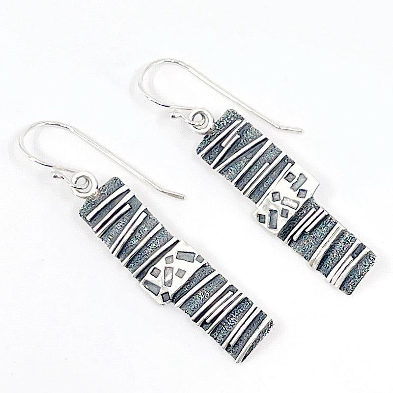 Sterling Silver and Patina Earrings - Kristin Christopher