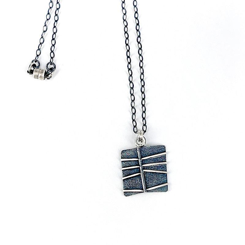 Sterling Silver and Patina Necklace - Kristin Christopher