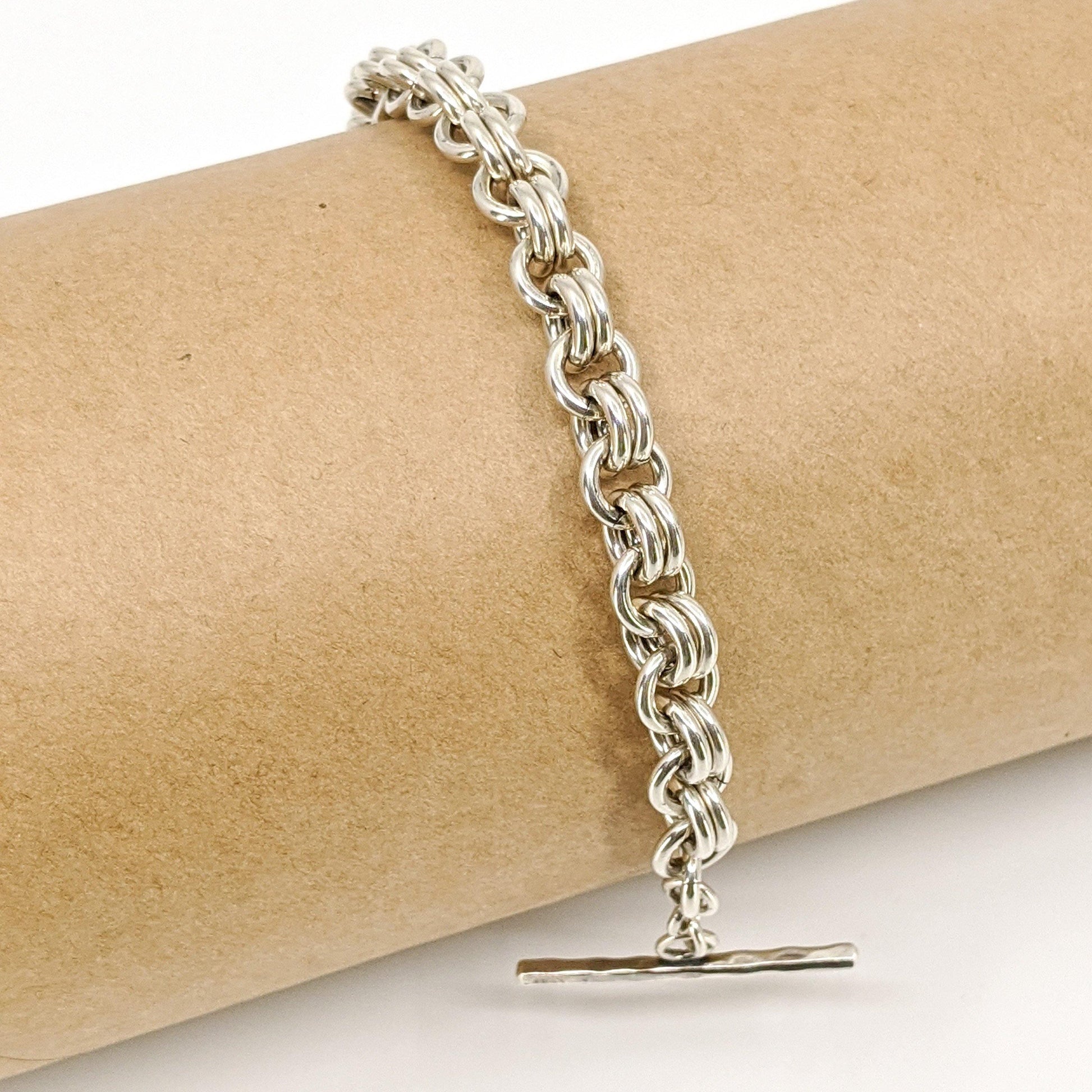 Sterling Silver Chain Mail Bracelet - Kristin Christopher