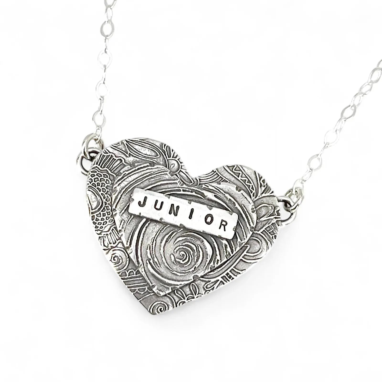 Sterling Silver Heart Pendant — special order - Kristin Christopher