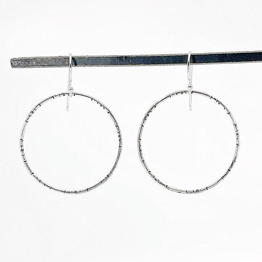 Sterling Silver Hoop Earrings - Large - Kristin Christopher