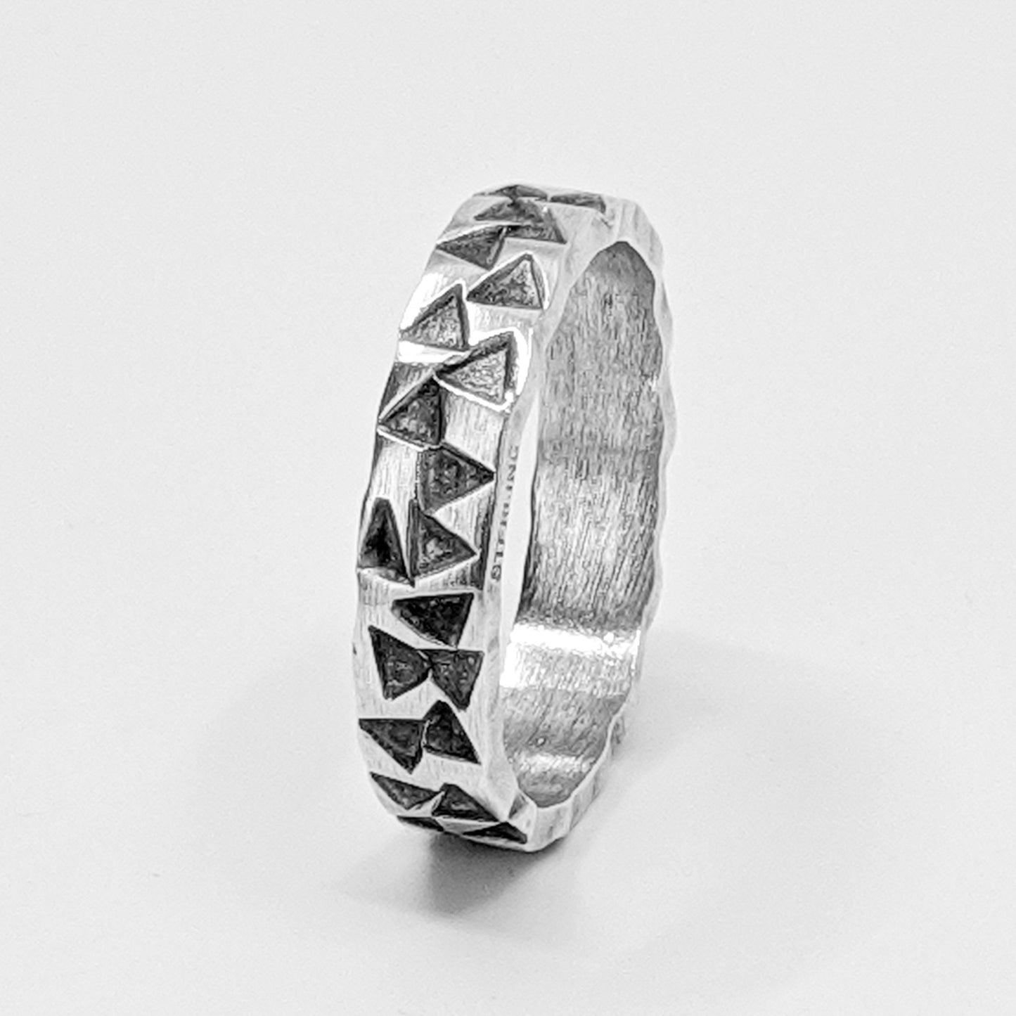 Sterling Silver Ring - Narrow Band - Size 13 - Kristin Christopher