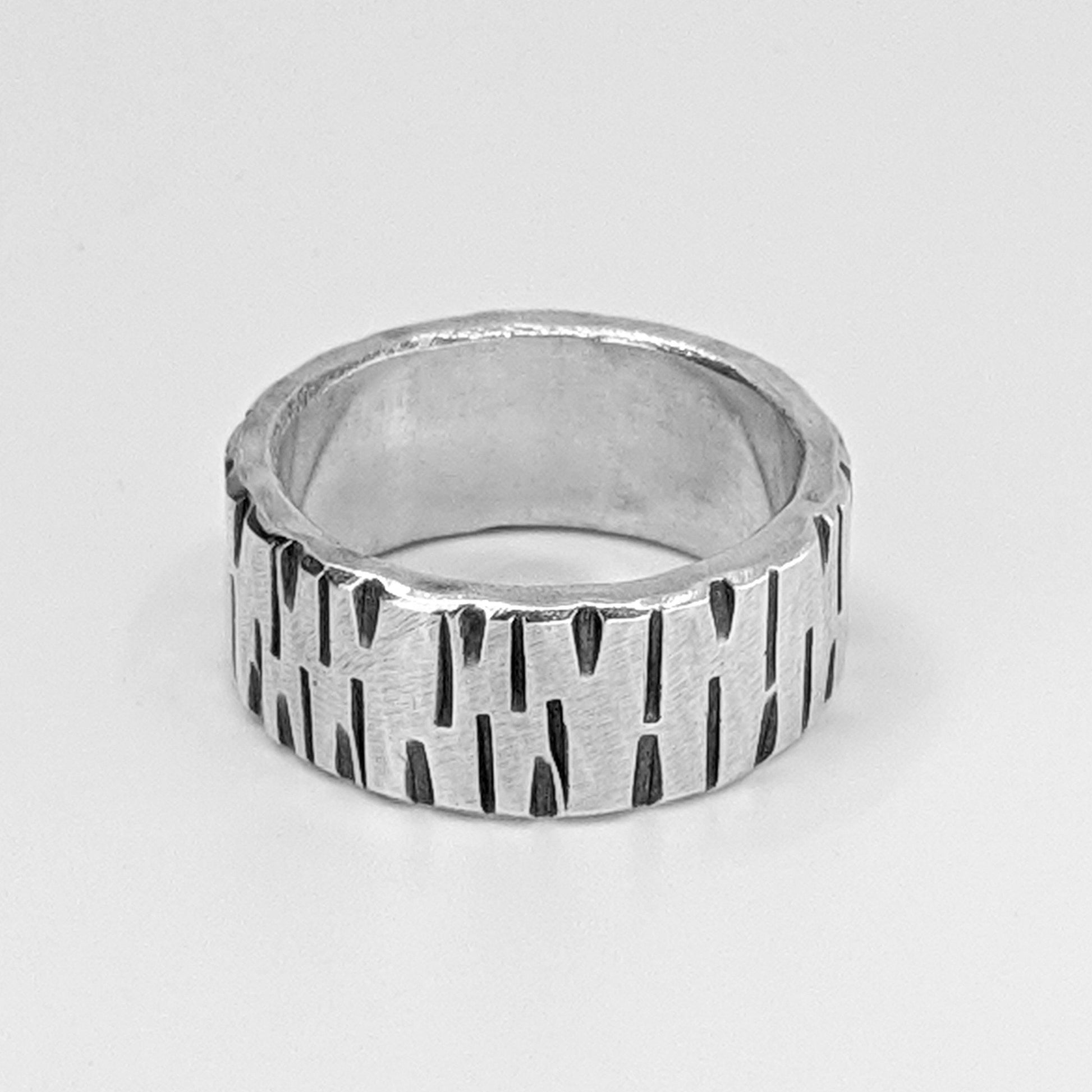 Sterling Silver Ring - Wide Band - Size 6 3/4 - Kristin Christopher