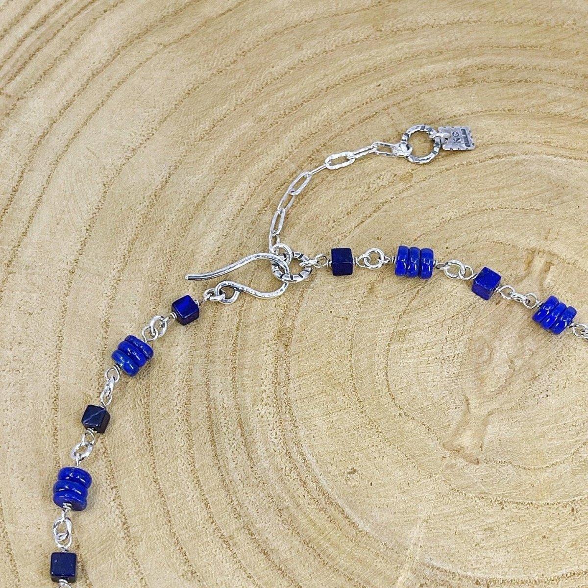 Lapis and Sterling Silver Necklace - Kristin Christopher